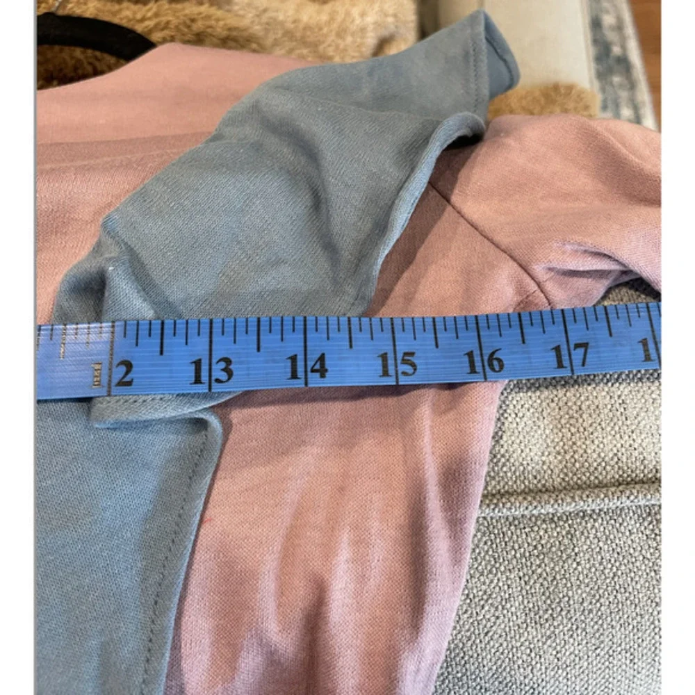 Vintage‎ Homemade Funky Pink Red Blue Ruffle Costume with Belt Boho Small